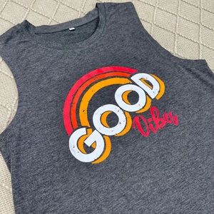 Sleeveless Graphic T-Shirt